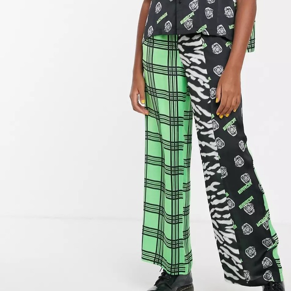 ASOS Lime Green and Black Matching Set Size 4 - Picture 6 of 12